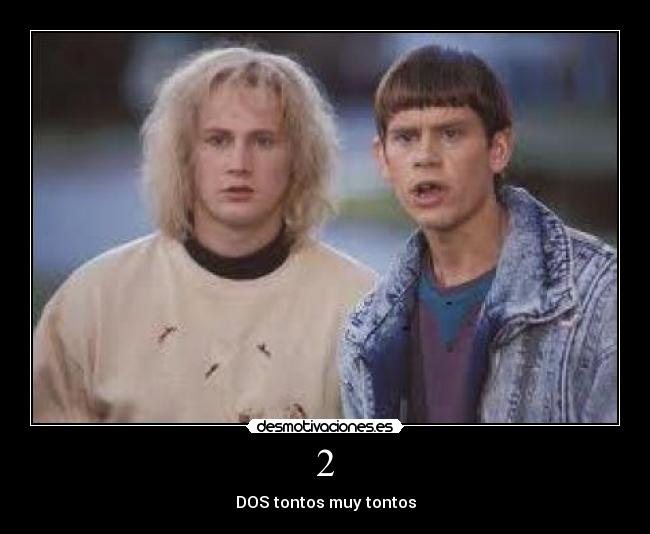 2 - DOS tontos muy tontos