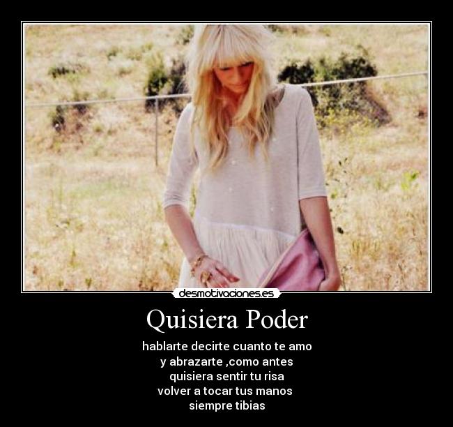 Quisiera Poder -