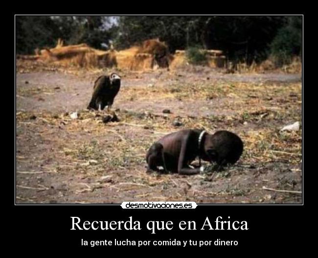 Recuerda que en Africa -