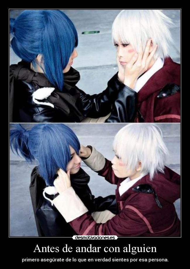 Antes de andar con alguien -