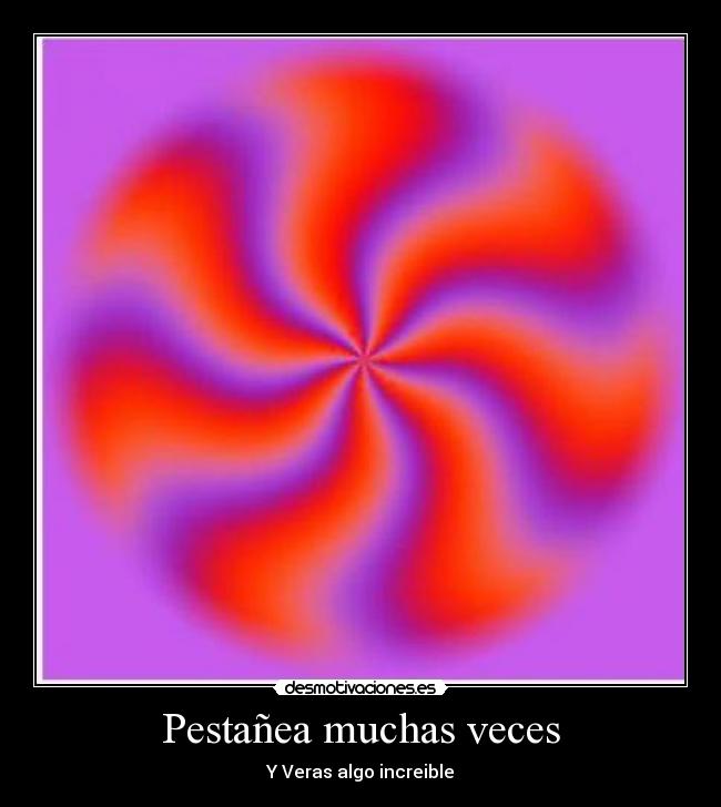 Pestañea muchas veces -