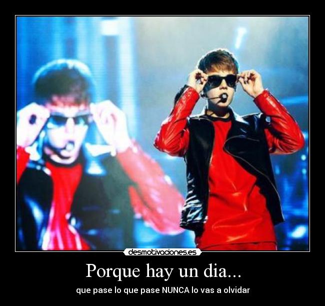 Porque hay un dia... -