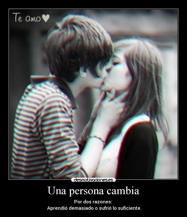 Una persona cambia - 