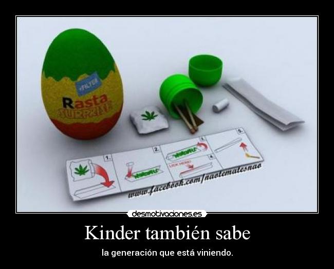Kinder también sabe - la generación que está viniendo.
