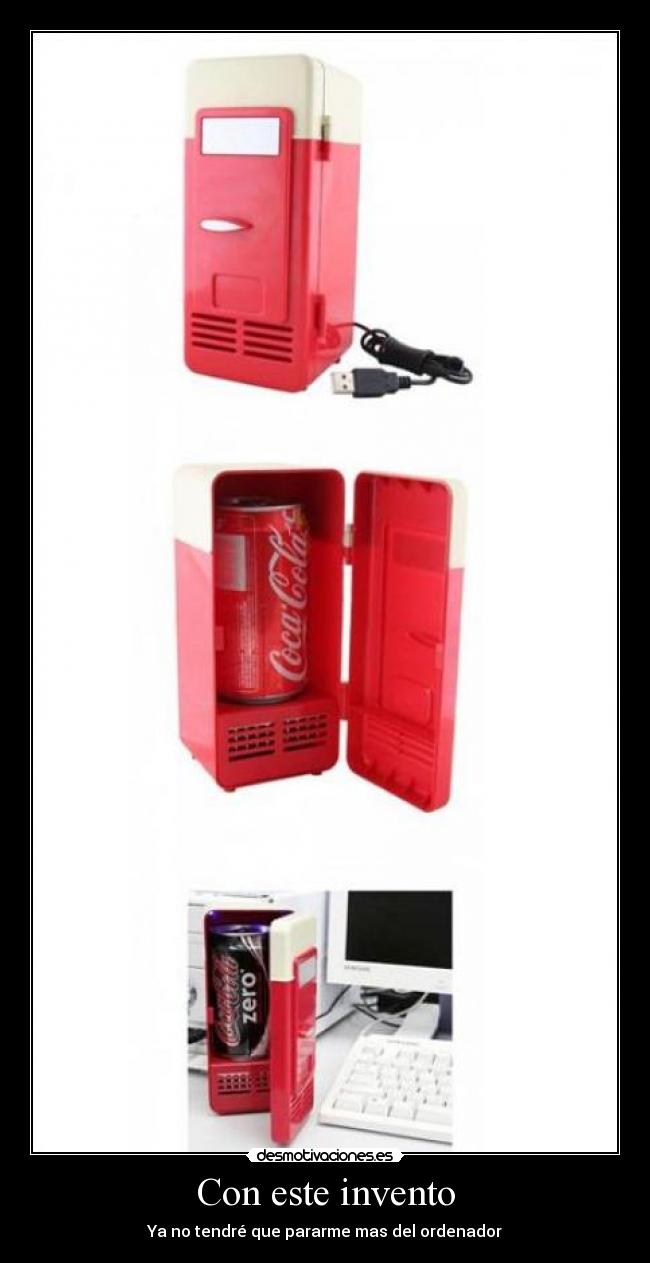 carteles coca cola invento pararme ordenador desmotivaciones