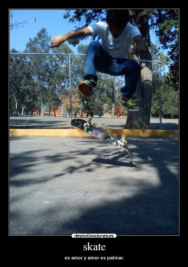 skate - es amor y amor es patinar.