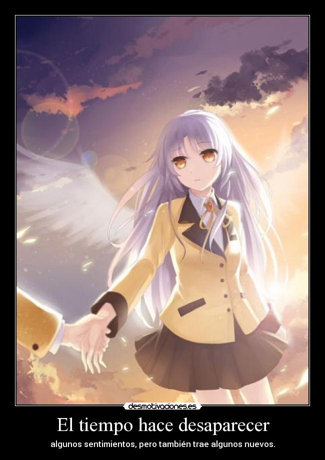 El tiempo hace desaparecer -