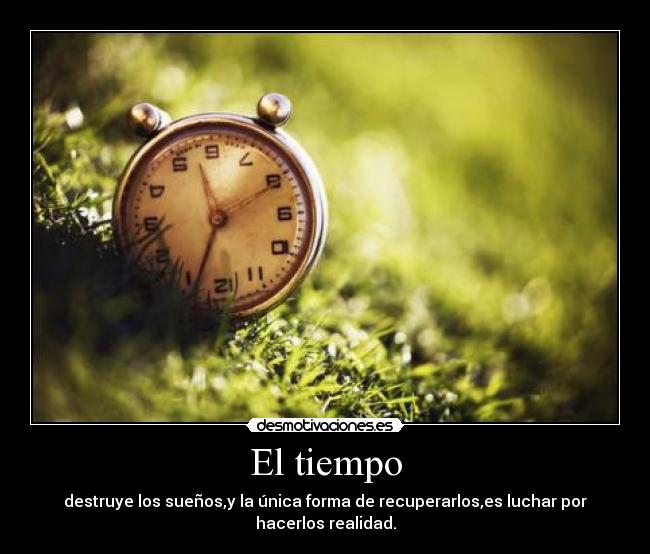 El tiempo -