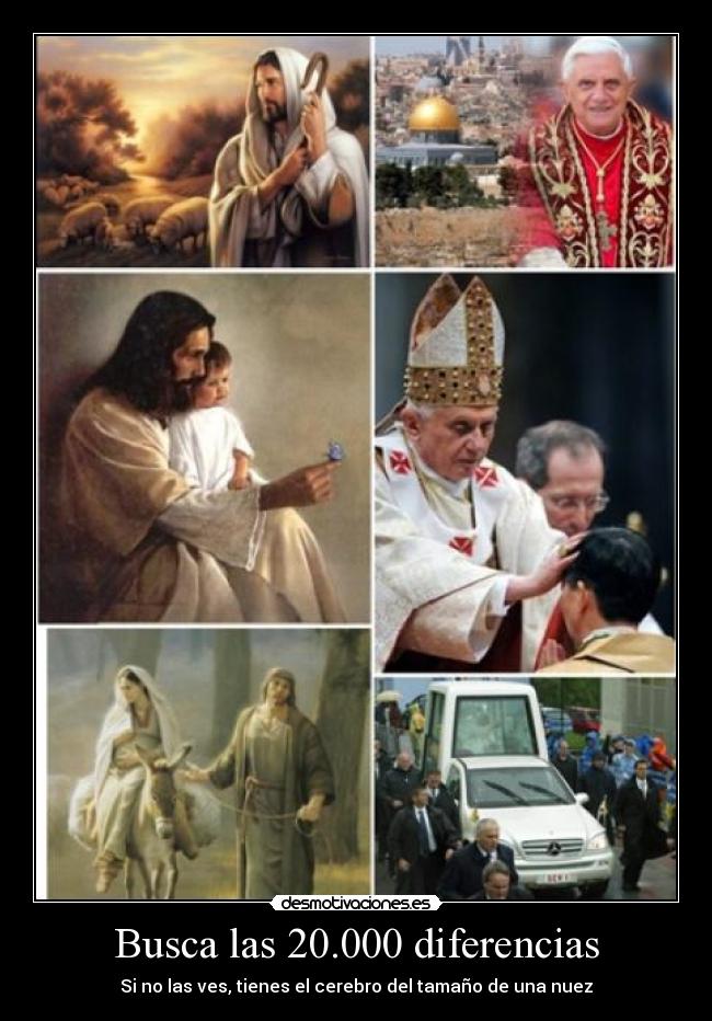 Busca las 20.000 diferencias - Si no las ves, tienes el cerebro del tamaño de una nuez