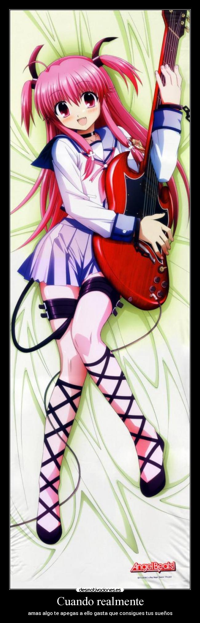 Cuando realmente - amas algo te apegas a ello gasta que consigues tus sueños