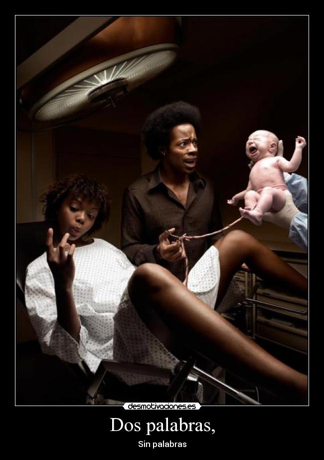 Dos palabras, - 