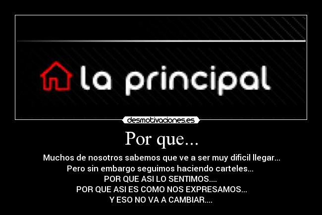 Por que... -