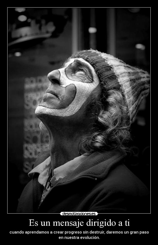 Es un mensaje dirigido a ti -