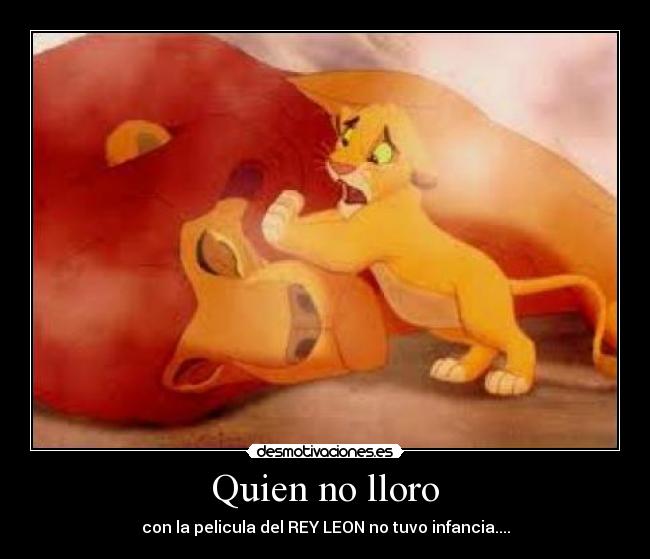 Quien no lloro -