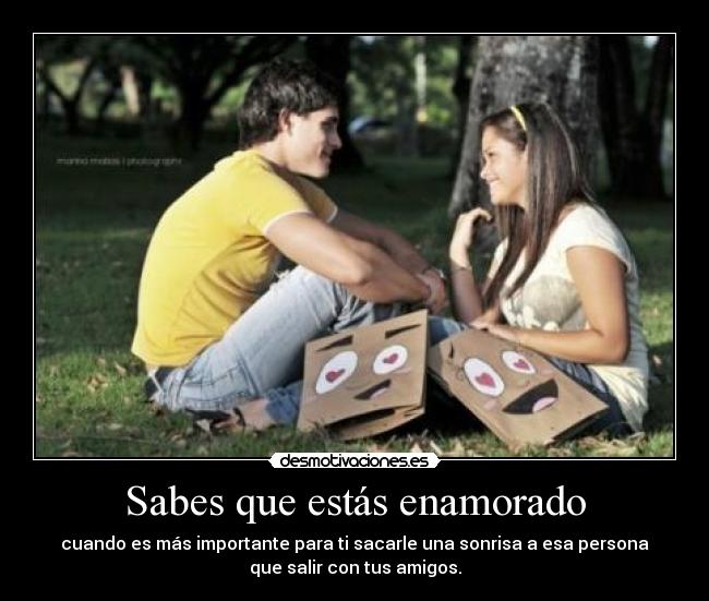 Sabes que estás enamorado - 