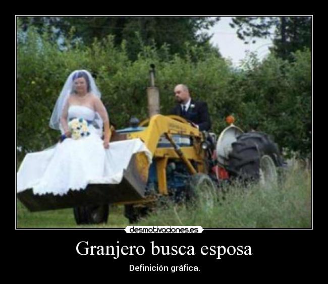 Granjero busca esposa - Definición gráfica.