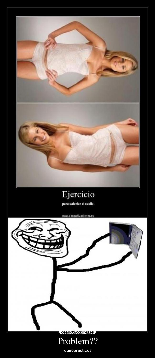 carteles ejercisio para cuello respuesta desmotivaciones