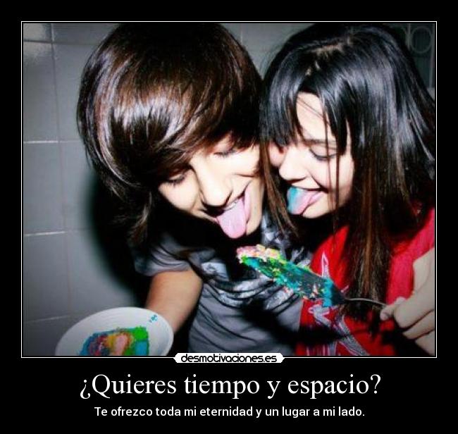 ¿Quieres tiempo y espacio? -