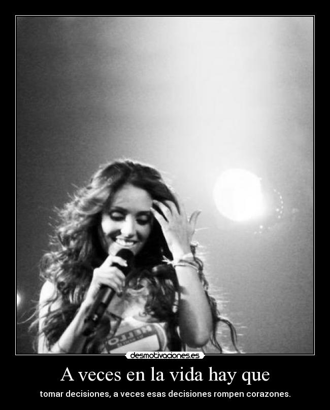 A veces en la vida hay que -