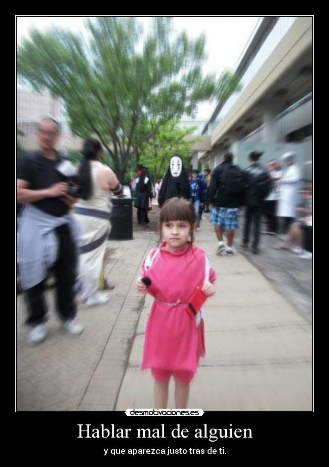 Hablar mal de alguien - 