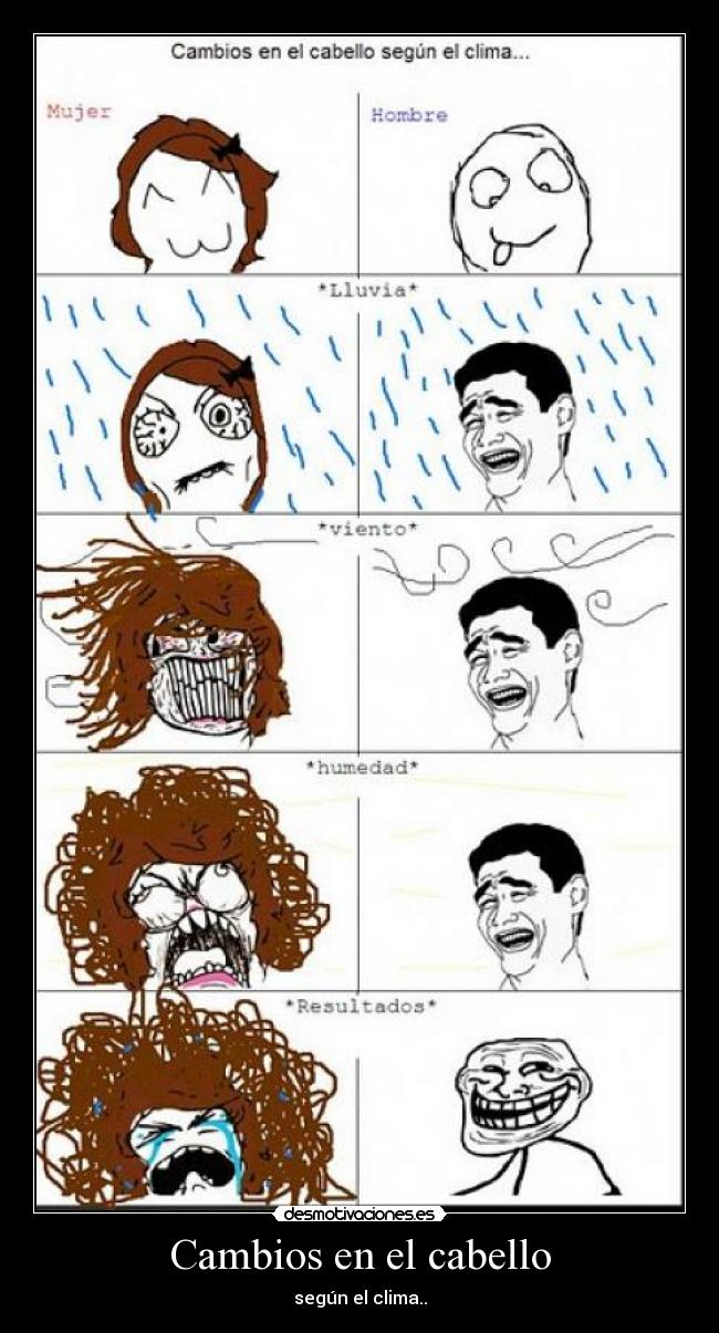 Cambios en el cabello -