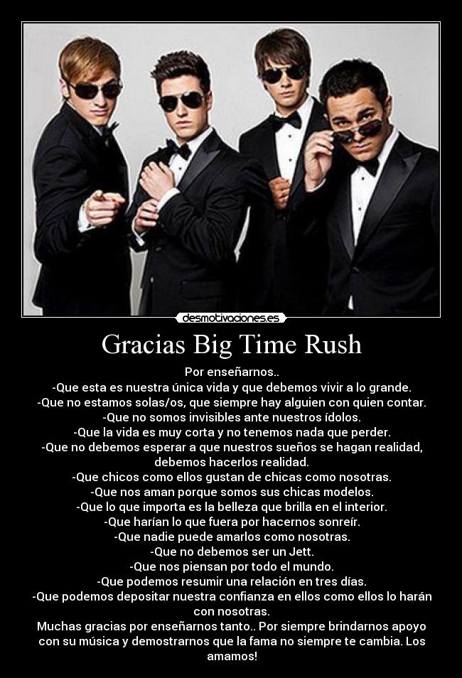 Gracias Big Time Rush -