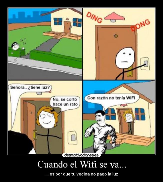 carteles cuando wifi desmotivaciones