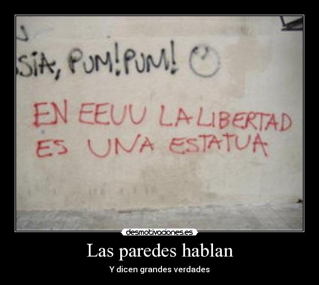 Las paredes hablan -