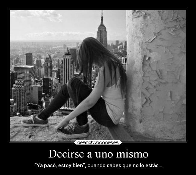 Decirse a uno mismo - 
