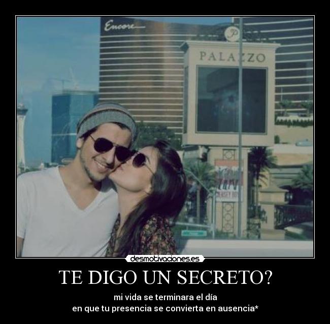 TE DIGO UN SECRETO? - 