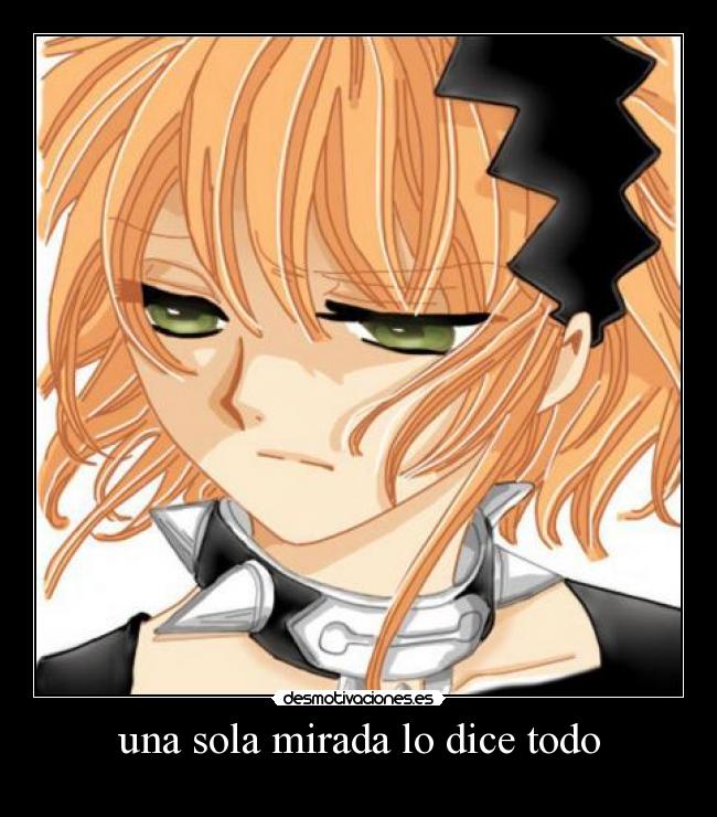 una sola mirada lo dice todo -