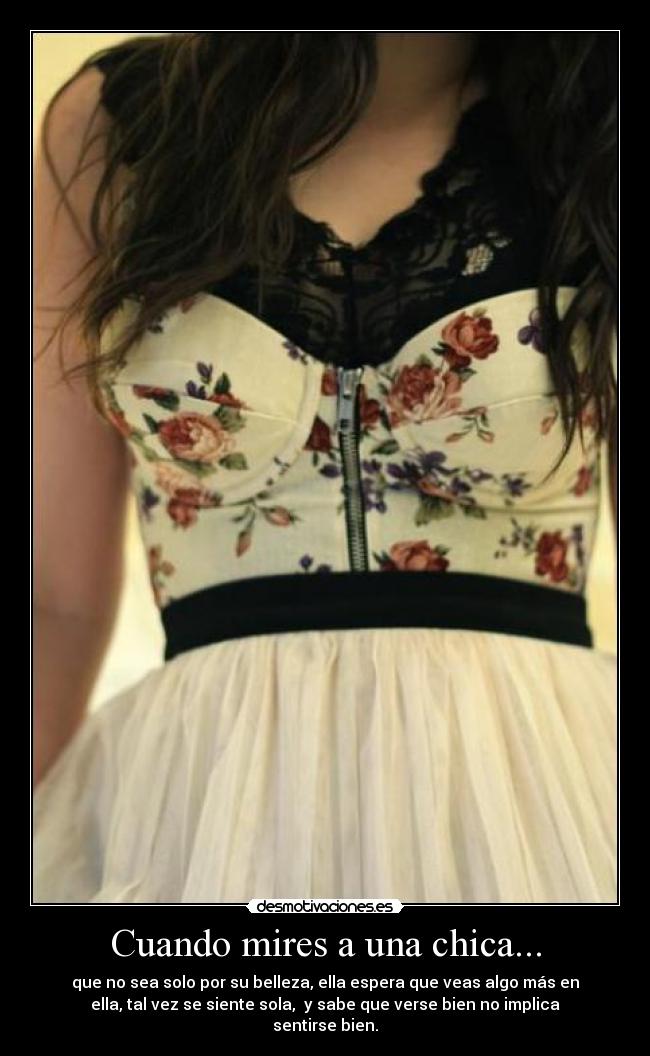 Cuando mires a una chica... -