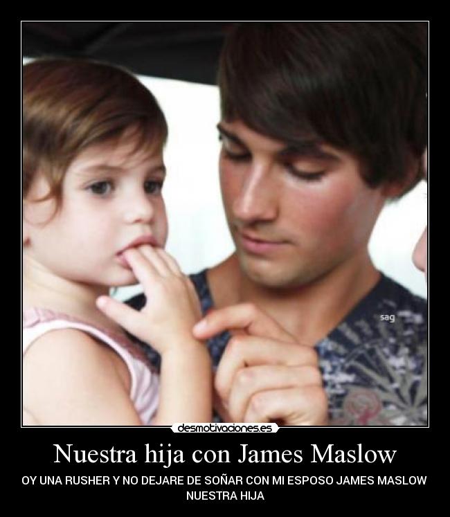 Nuestra hija con James Maslow - 