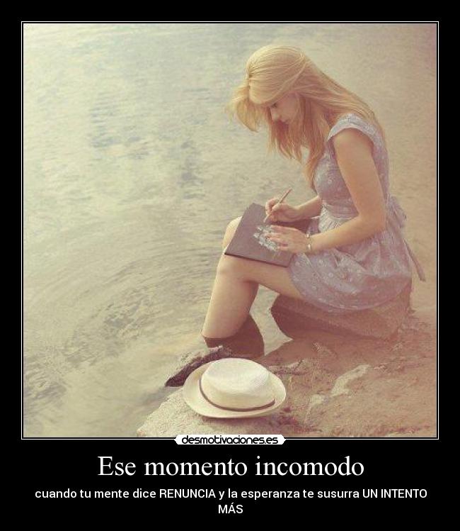 Ese momento incomodo - 
