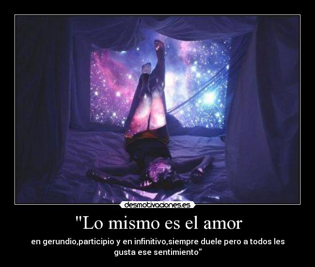 Lo mismo es el amor - 