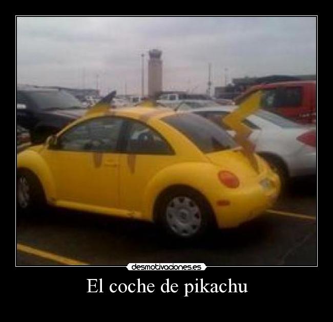 El coche de pikachu - 