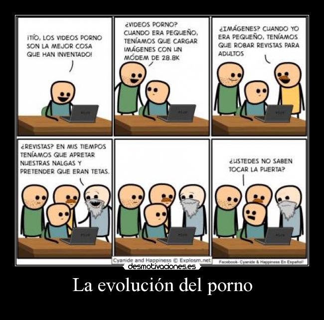 La evolución del porno -
