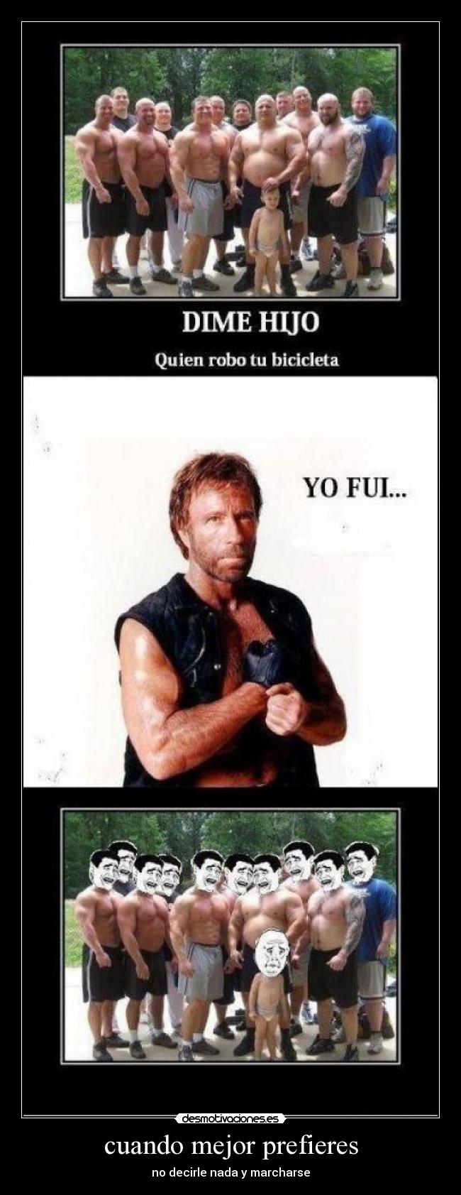 cuando mejor prefieres - no decirle nada y marcharse