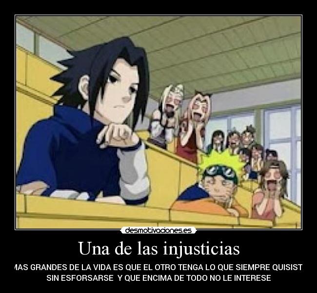 Una de las injusticias -