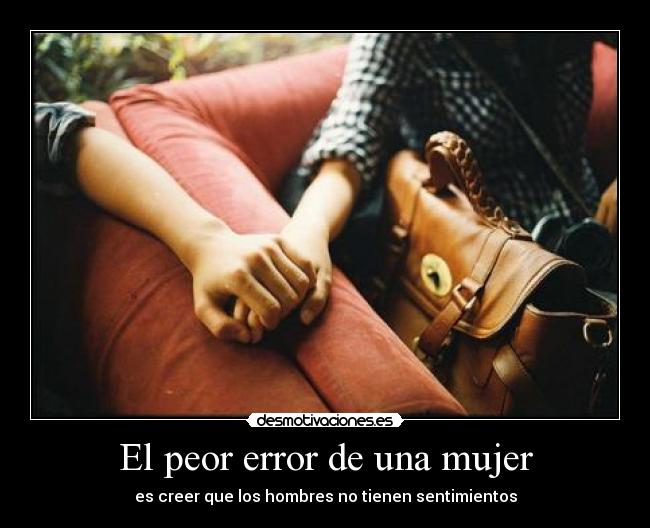 El peor error de una mujer -