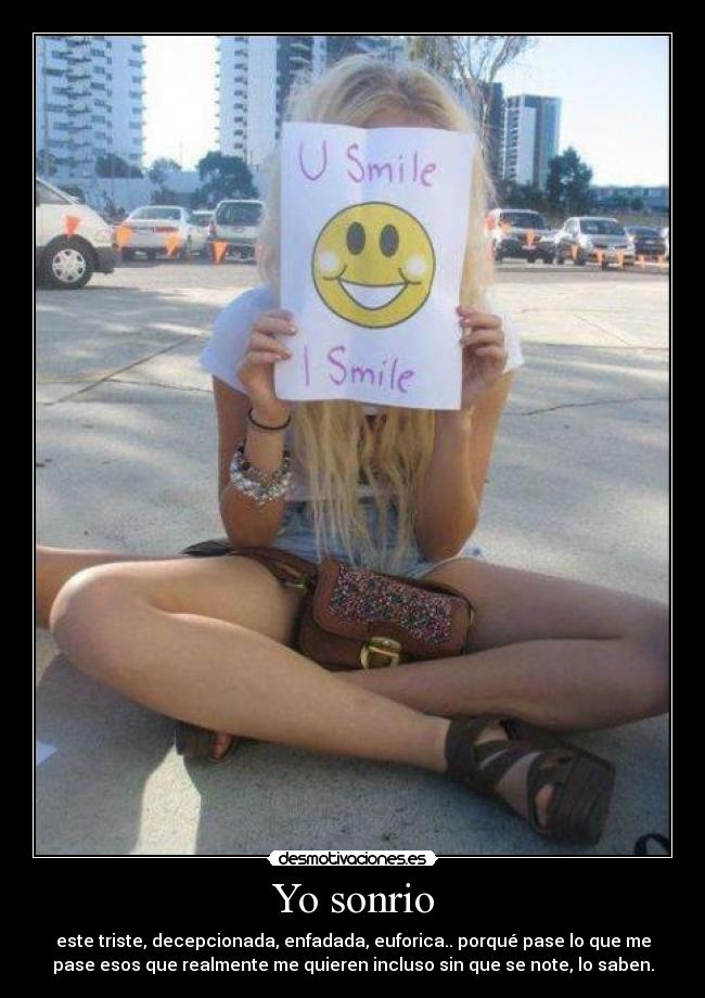Yo sonrio -