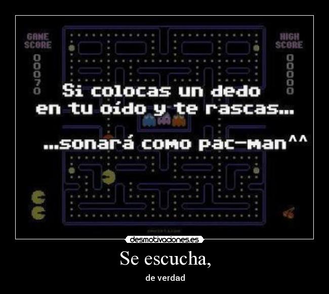 Se escucha, - 