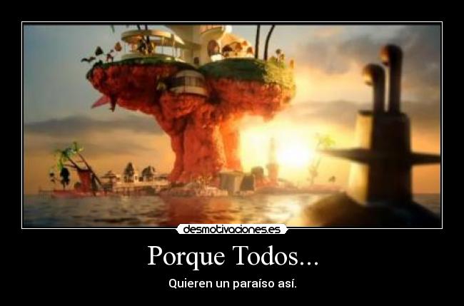 carteles gorillaz plastic beach demon days paraiso damon albarn jamie hewlett blur murdoc noodle russel desmotivaciones