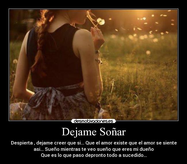 Dejame Soñar - 