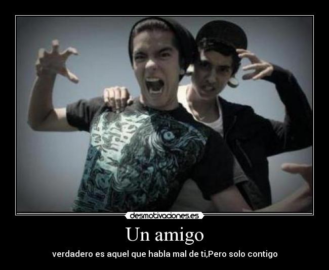 Un amigo -