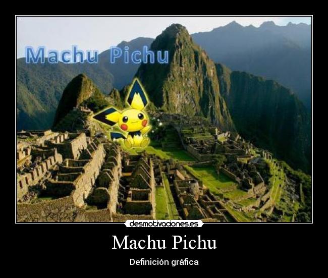 Machu Pichu -