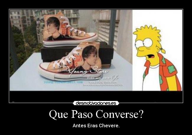 Que Paso Converse? -