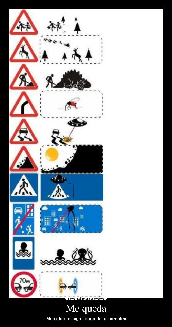 carteles senales significado claro mas desmotivaciones