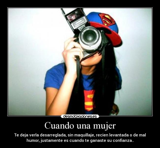 Cuando una mujer -