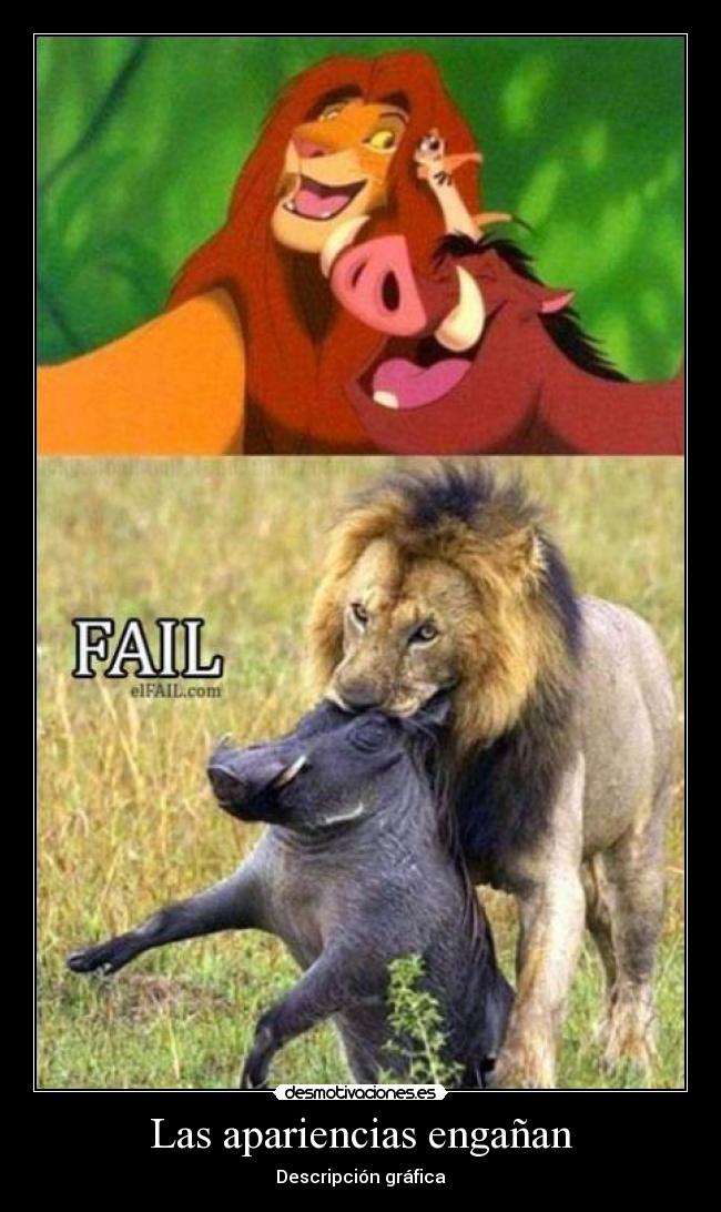 Las apariencias engañan - 